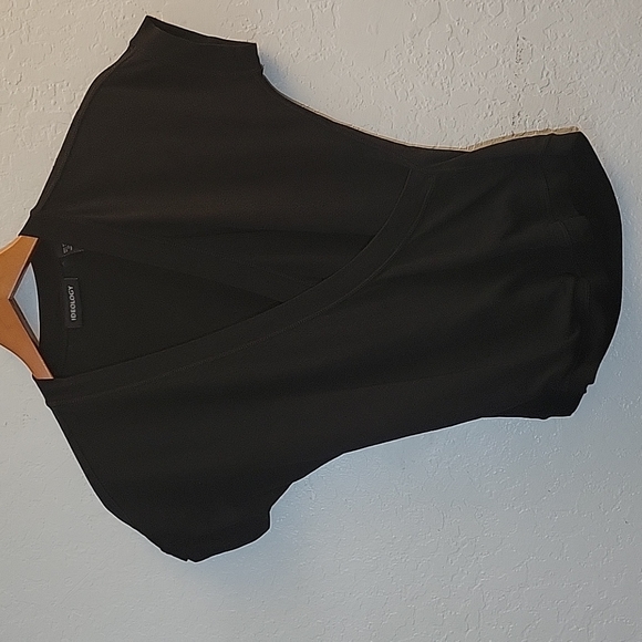 Ideology Tops - IDEOLOGY Small Mock Wrap Sweater Shirt